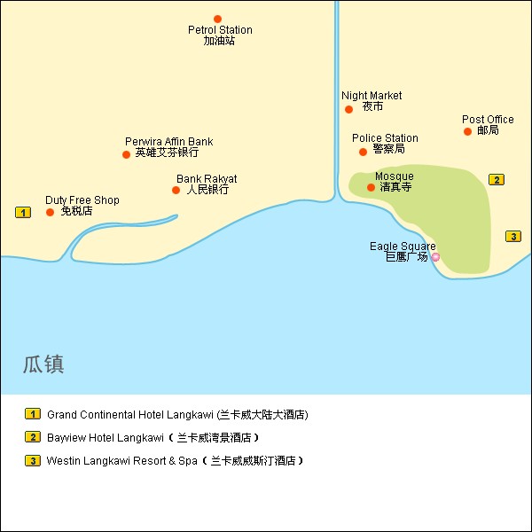 兰卡威地图