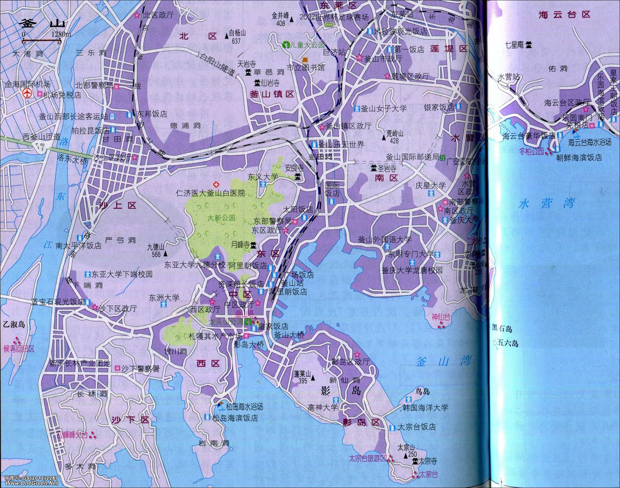 釜山广域市地图